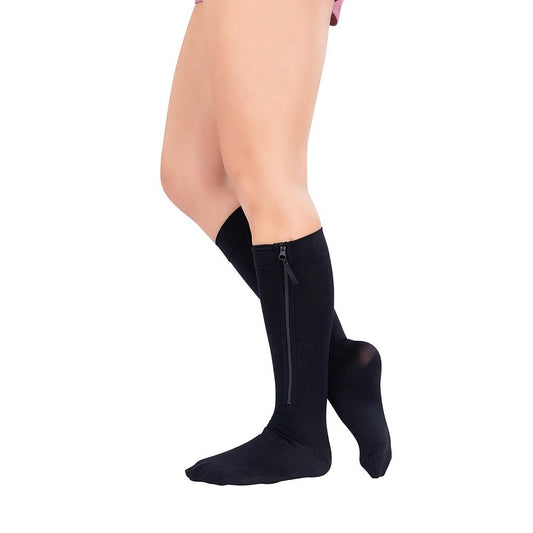 Zippered Compression Stockings